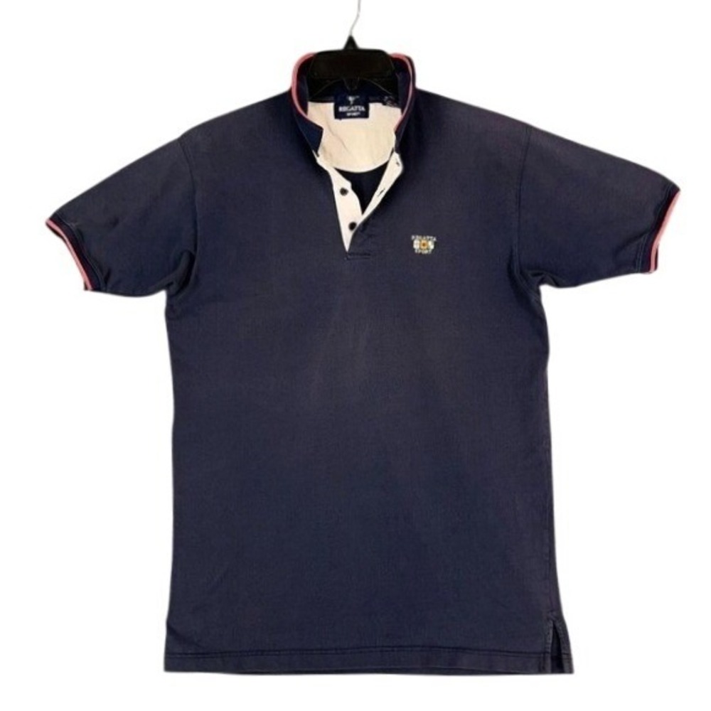 Vintage 90s Regatta Shirt Polo Mens M Preppy Rugby Sailing‎ Yachting Boating
